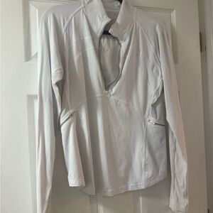 lululemon athletica White Define 1/2 zip